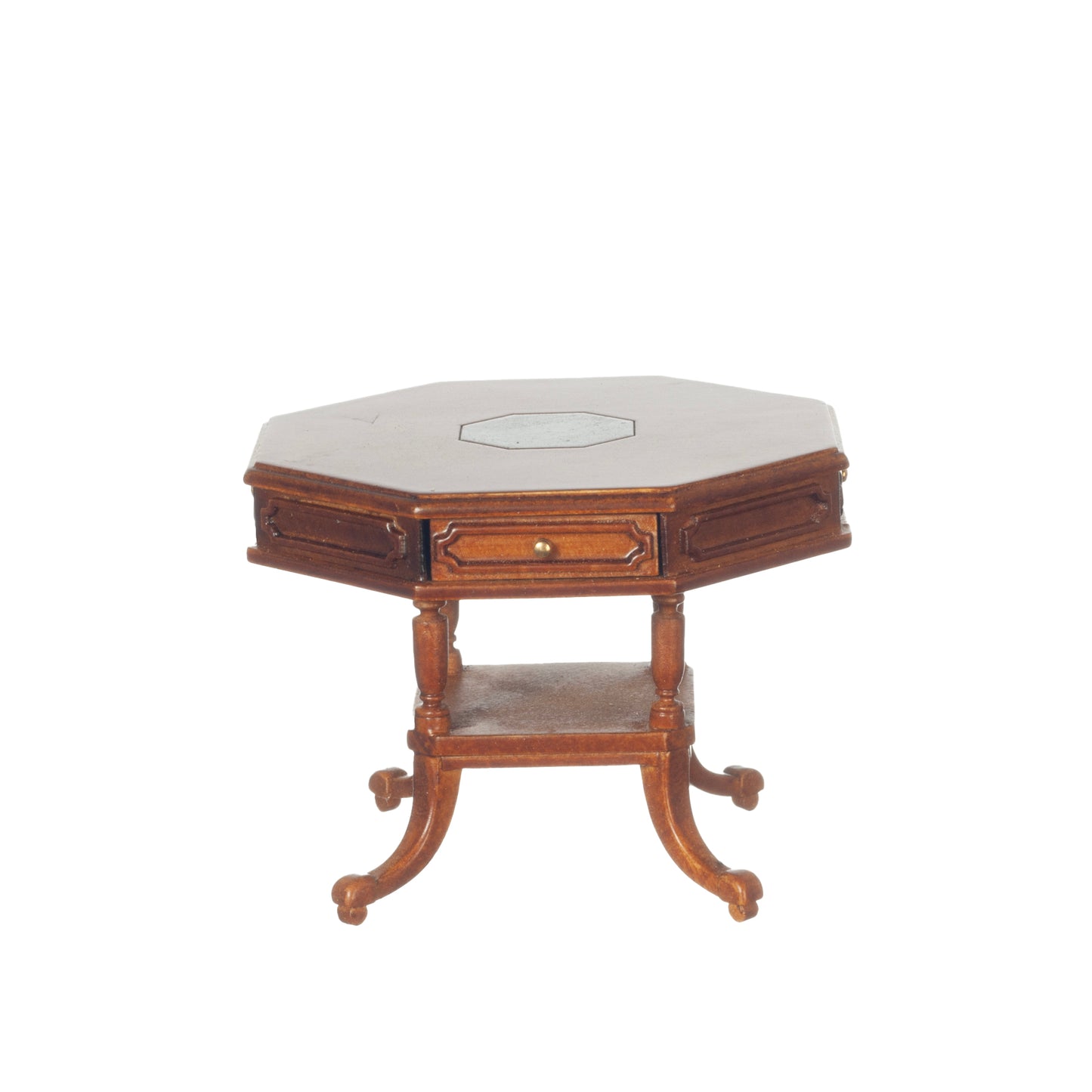 1:12 Scale JBM Miniature Octagonal Table with Drawers