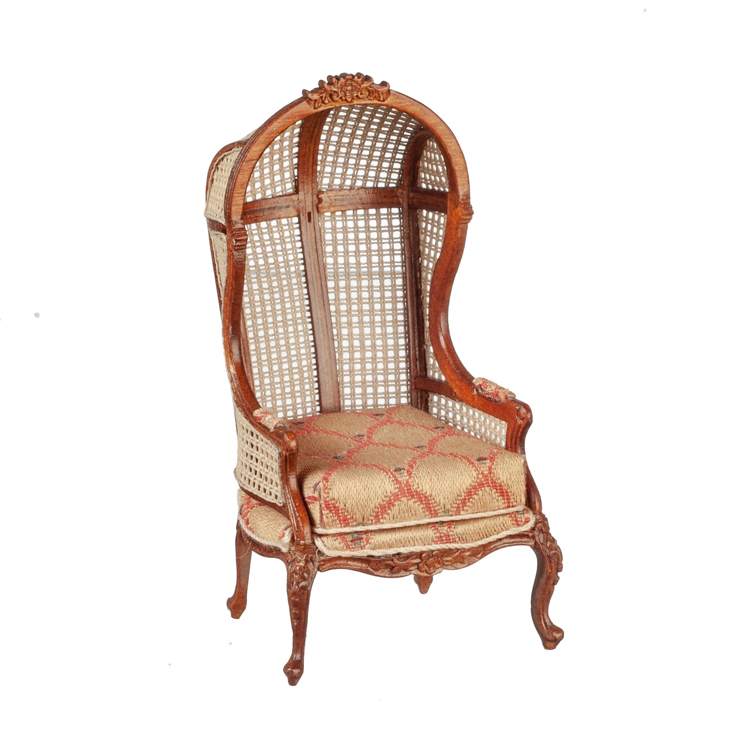1:12 Scale JBM Miniature Cane Back Porter Chair