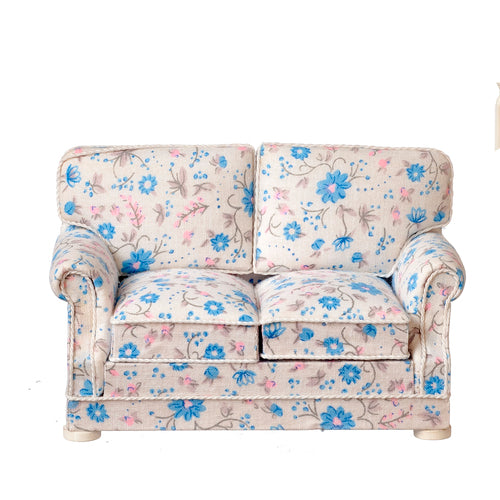 1:12 Scale JBM Miniature Cottage Flowers Sofa