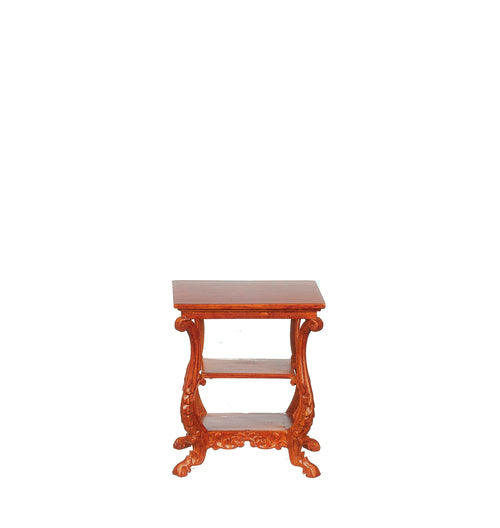 1:12 Scale JBM Miniature 1840 American Victorian Walnut Side Table