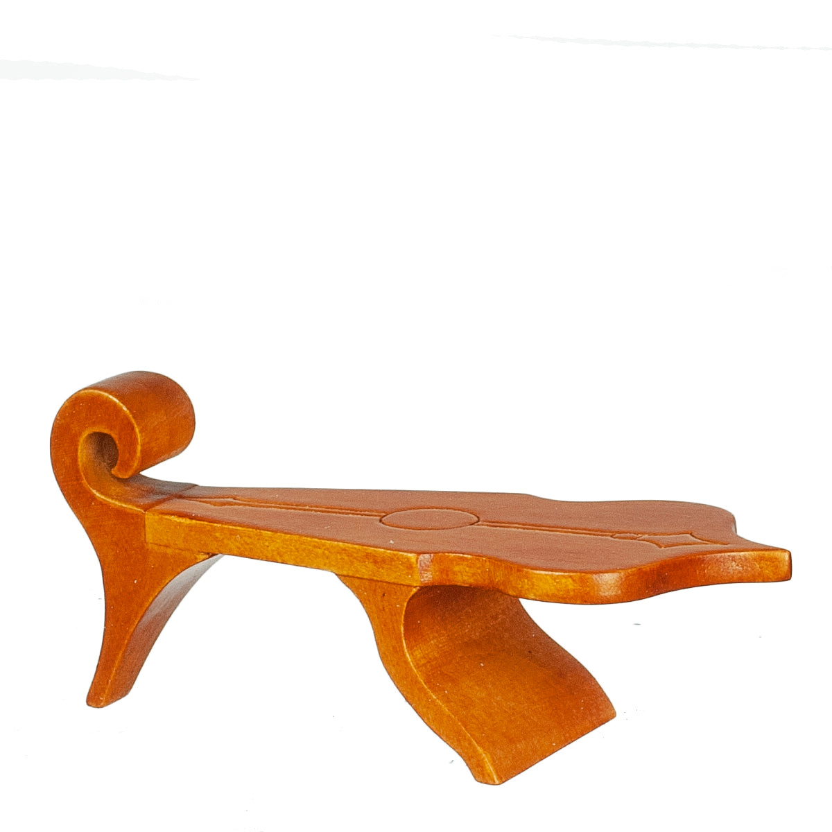 1:12 Scale JBM Miniature Whimsical Walnut Sofa Table