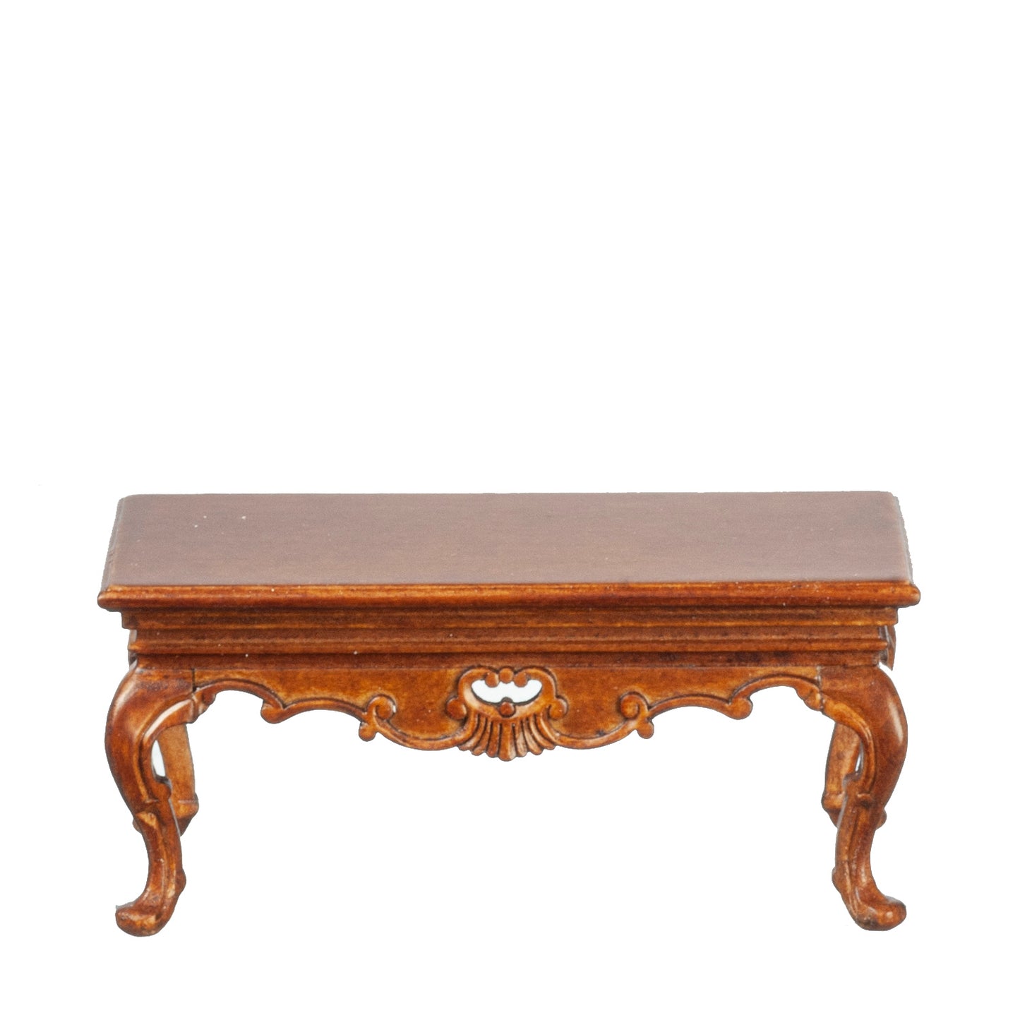 1:12 Scale JBM Miniature Queen Anne Victorian Walnut Sofa Table