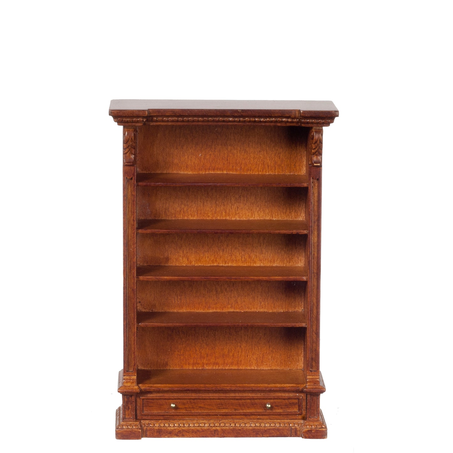 1:12 Scale JBM Miniature 1910 Walnut Bookcase