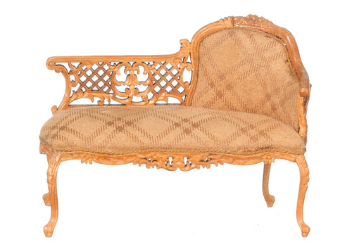 1:12 Scale JBM Miniature French Victorian Rococo Chaise