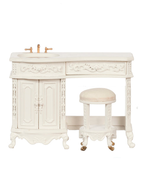1:12 Scale Platinum Miniature Avalon Bathroom Vanity