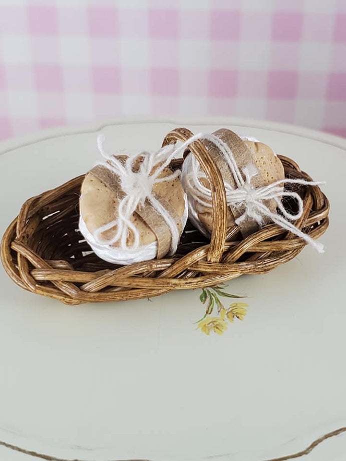 1:12 Scale Vintage Modern Miniature Snickerdoodle Ice Cream Sandwiches