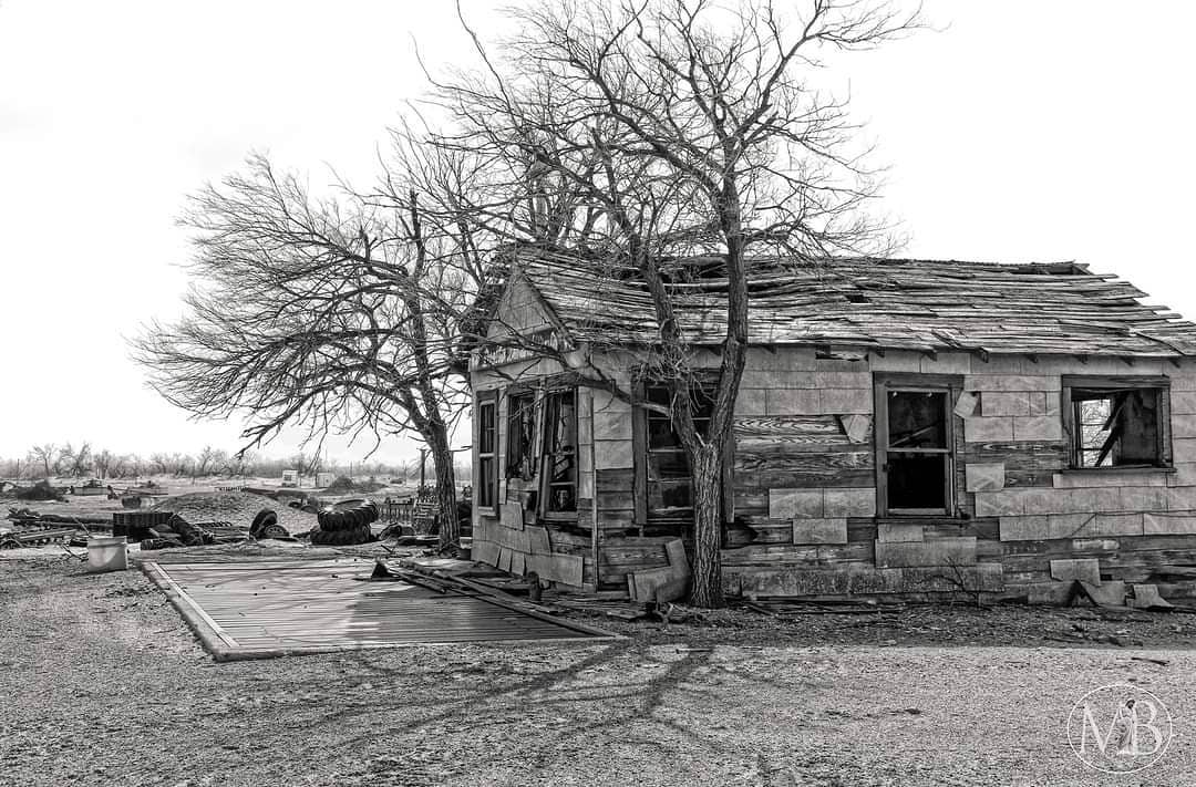Landlord's Office - Black & White Photographic Print