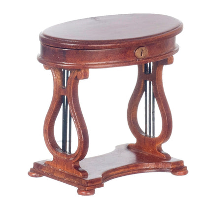1:12 Scale JBM Miniature Victorian Walnut Sewing Box