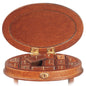 1:12 Scale JBM Miniature Victorian Walnut Sewing Box