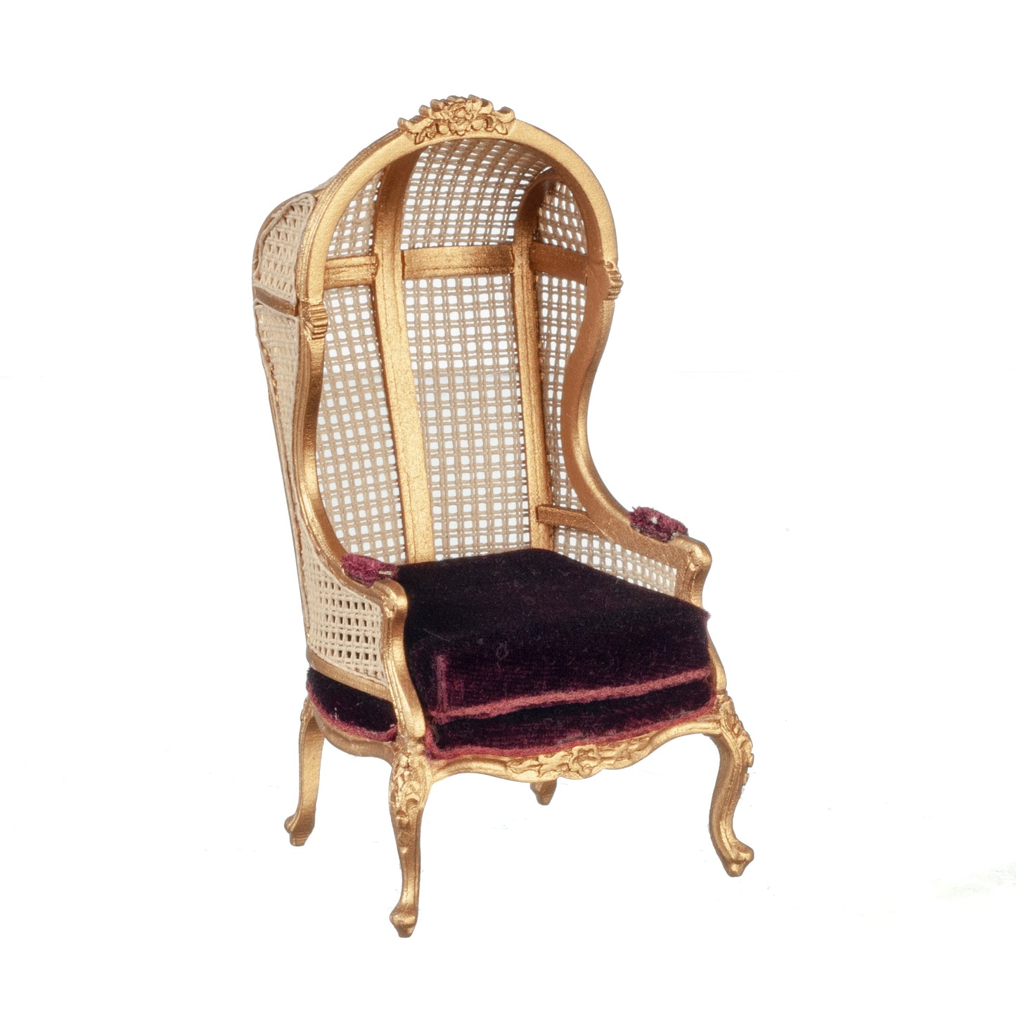1:12 Scale JBM Miniature Cane Back Porter Chair