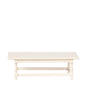 1:12 Scale JBM Miniature Cottage White Sofa Table