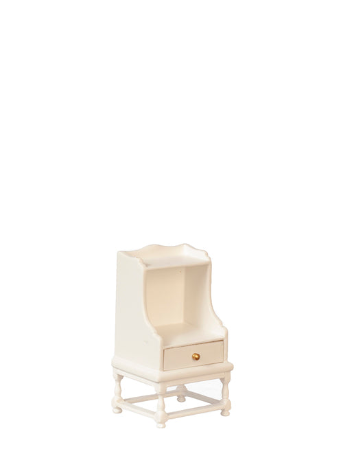 1:12 Scale JBM Miniature Cottage White End Table