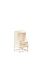 1:12 Scale JBM Miniature Cottage White End Table