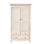 1:12 Scale JBM Miniature Cottage White Wardrobe