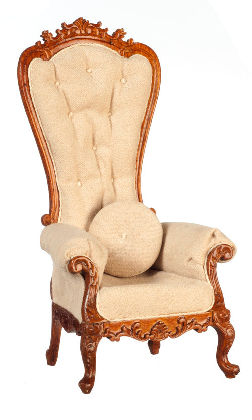 1:12 Scale JBM Miniature Royal Baroque Walnut Chair