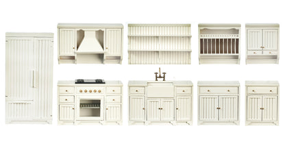 1:12 Scale JBM Miniature Mission White Kitchen Collection
