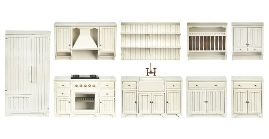 1:12 Scale JBM Miniature Mission White Kitchen Collection
