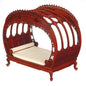 1:12 Scale JBM Miniature Traditional Chinese Chippendale Double Bed