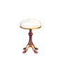1:12 Scale JBM Miniature Vanity Stool with Gold Trim