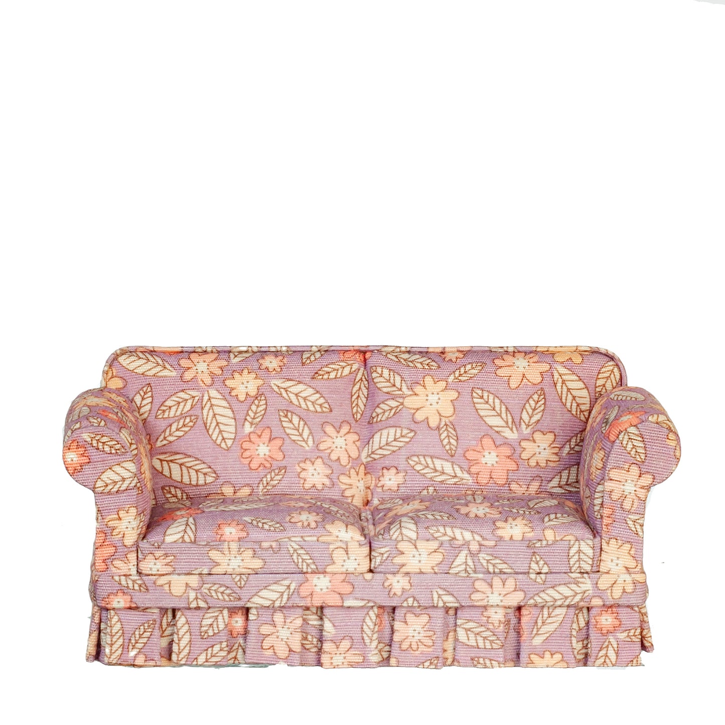 1:12 Scale JBM Miniature Country-Style Two-Seater Sofa