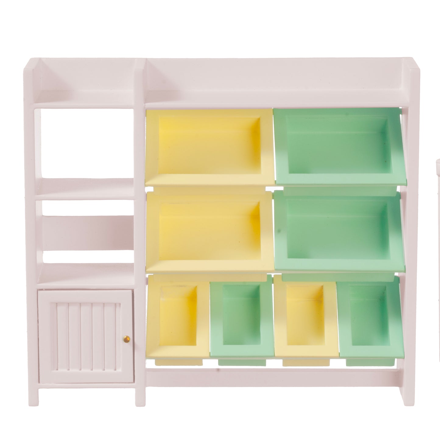 1:12 Scale JBM Miniature Modern Child's Room Storage Cabinet