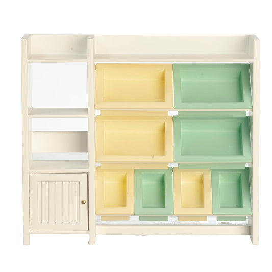 1:12 Scale JBM Miniature Modern Child's Room Storage Cabinet