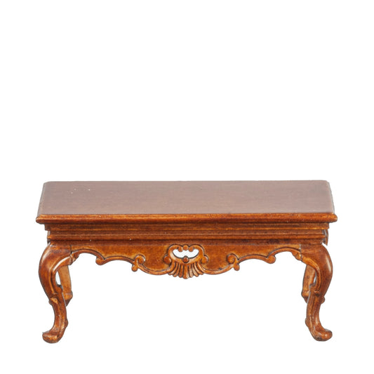 1:12 Scale JBM Miniature Queen Anne Victorian Walnut Sofa Table