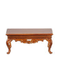 1:12 Scale JBM Miniature Queen Anne Victorian Walnut Sofa Table