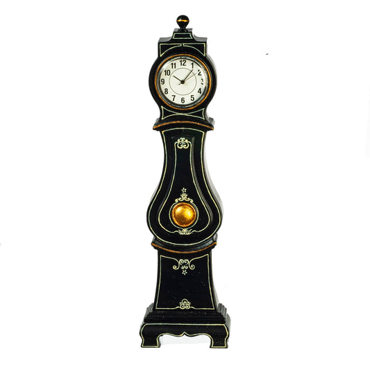 1:12 Scale JBM Miniature Mora Long Case Working Clock