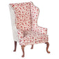 1:12 Scale JBM Miniature High Wingback Accent Chair