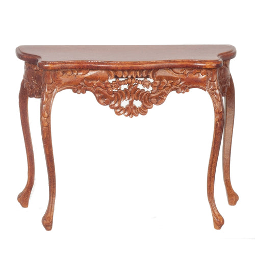 1:12 Scale JBM Miniature Victorian Walnut Side Table