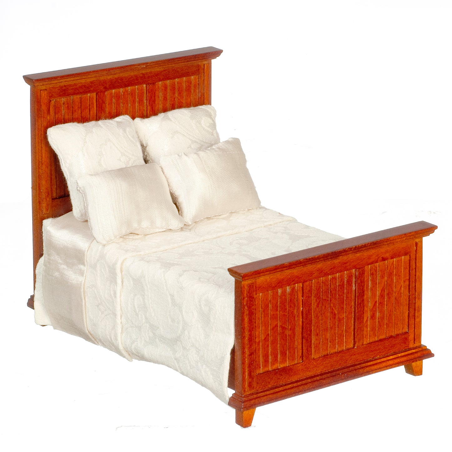 1:12 Scale JBM Miniature Country Paneled Bed