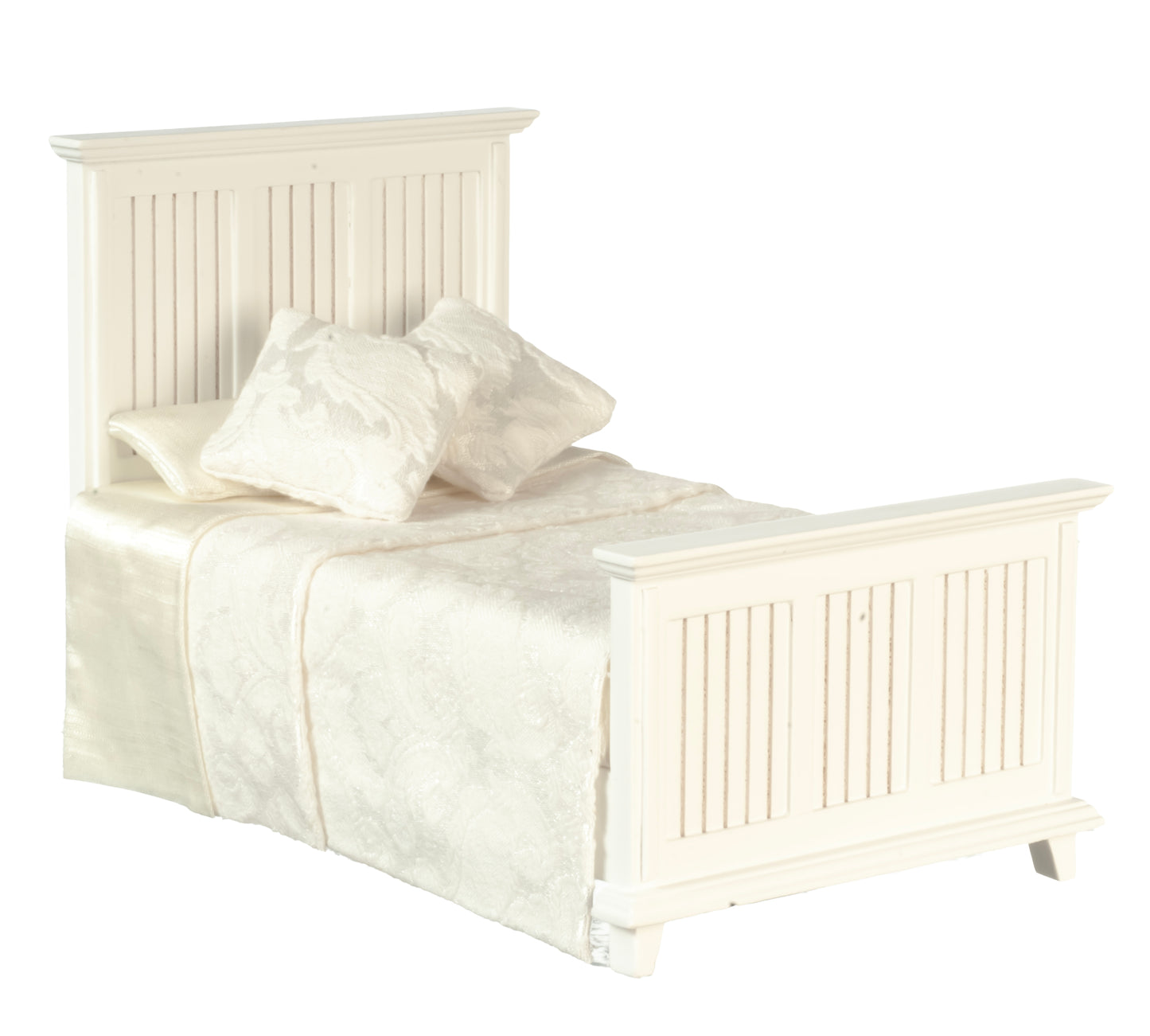 1:12 Scale JBM Miniature Country Paneled Bed