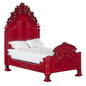 1:12 Scale Platinum Miniature Platinum RI Mauldie Mahogany Bed