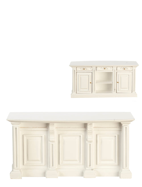 1:12 Scale Platinum Miniature Grand Manor White Kitchen Collection