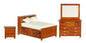 1:12 Scale Miniature Three Piece Double Bedroom Set