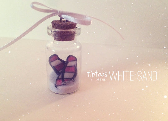 Tiny Stories in Little Jars Pendants